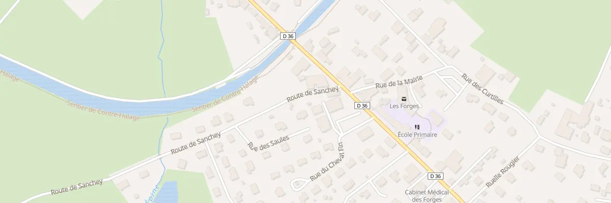 Plan du 23 Rte de Mirecourt aux Forges
