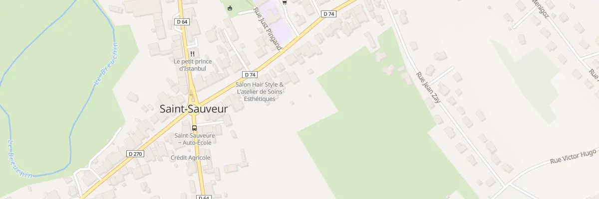 Plan du 23B Av Georges Clémenceau à Saint-Sauveur