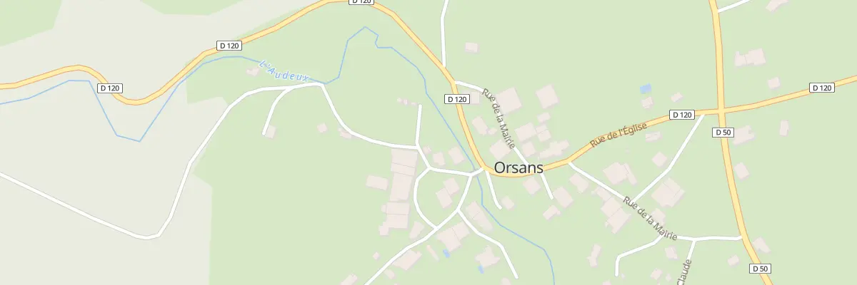 Plan du 6 Che du Fays à Orsans