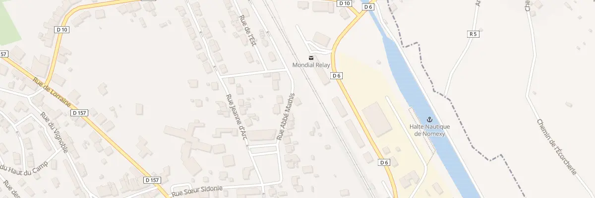 Plan du 8 Rue de l’Abbe Mathis à Nomexy