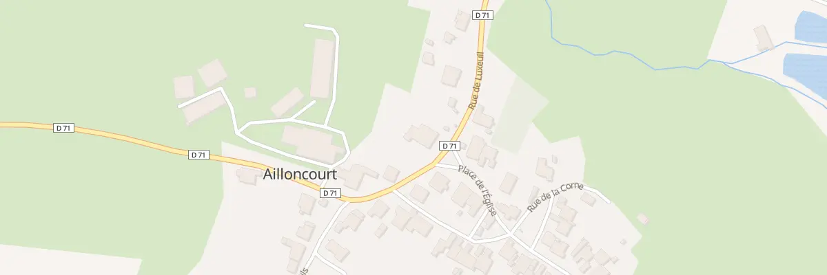 Plan du 16 Rue de Luxeuil à Ailloncourt