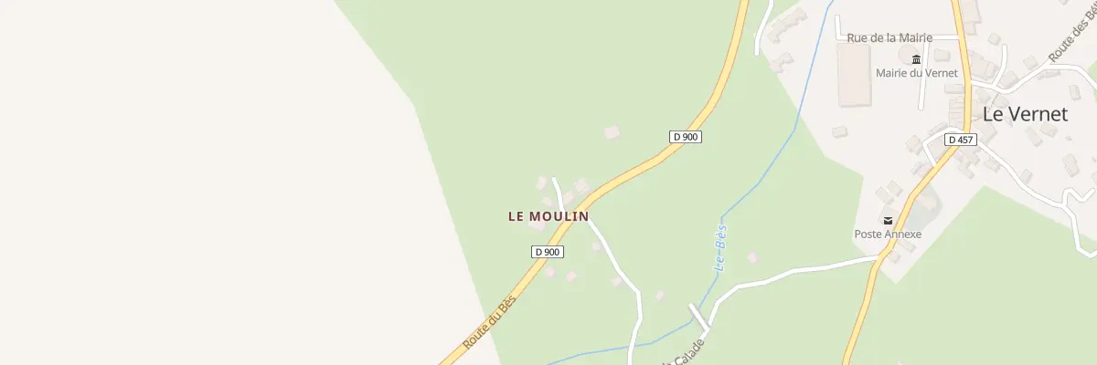 Plan du 7005 Le Villar au Vernet