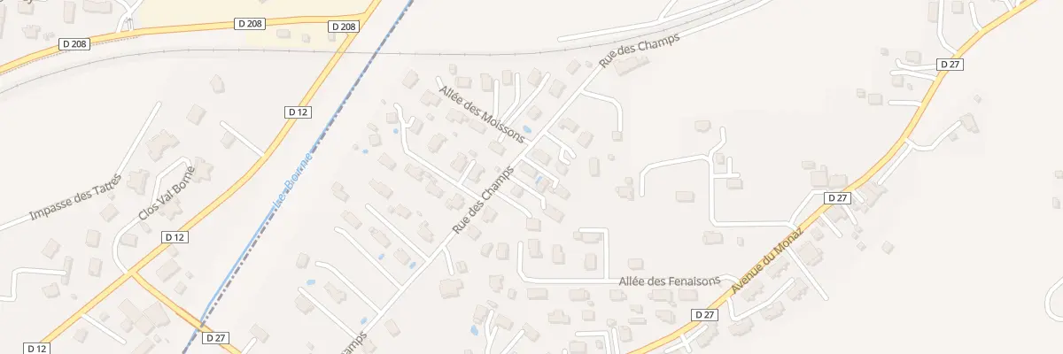 Plan du 683 Rue des champs à Bonneville