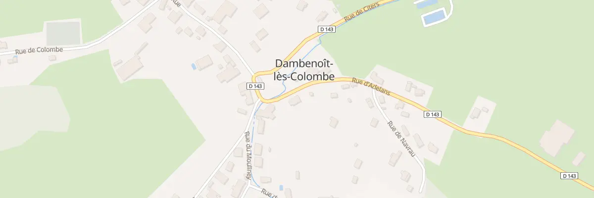 Plan du 4 Rue d’Adelans à Dambenoît-lès-Colombe