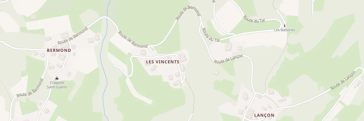 Plan du 5048A Les Vincents à Pallud