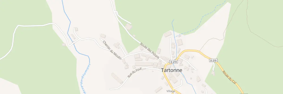 Plan du 7063 Les Boudrans à Tartonne