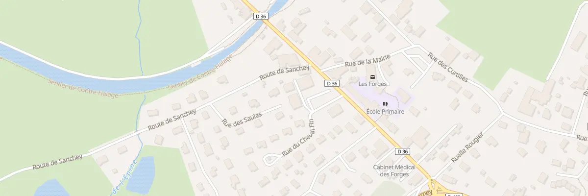 Plan du 2B Rue du Cheval Fin aux Forges