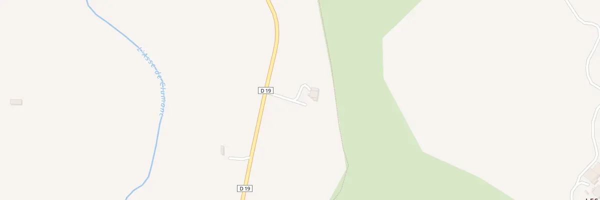 Plan du 3782 Rte de la Hte Vallee de l’Asse à Clumanc