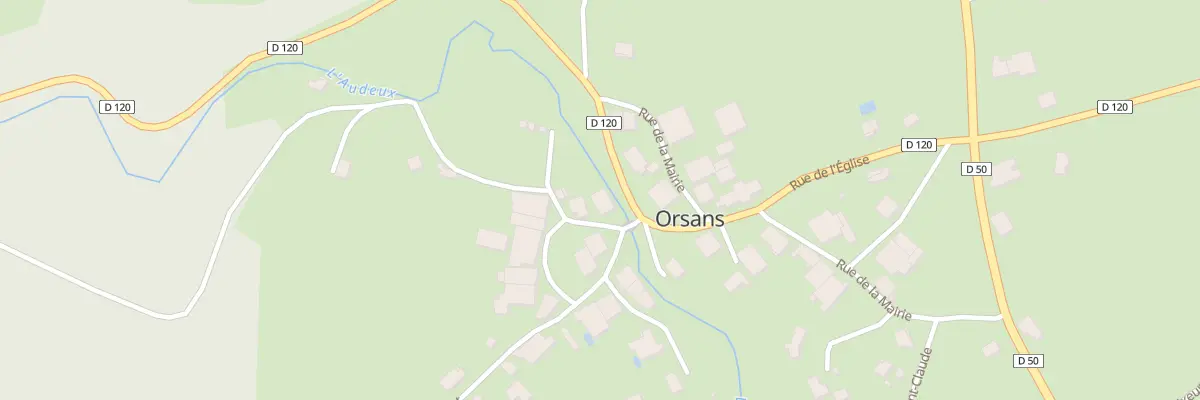 Plan du 2 Che du Fays à Orsans