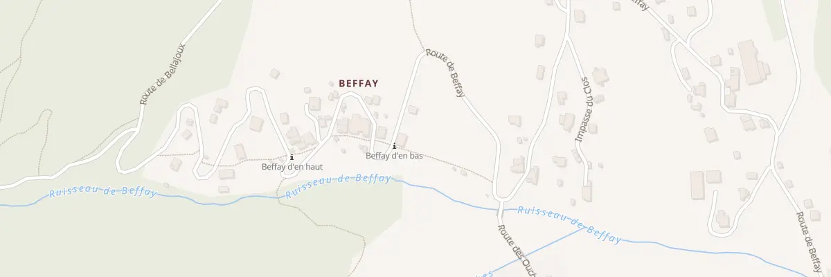 Plan du 2239 Rte de Beffay à Glières-Val-de-Borne