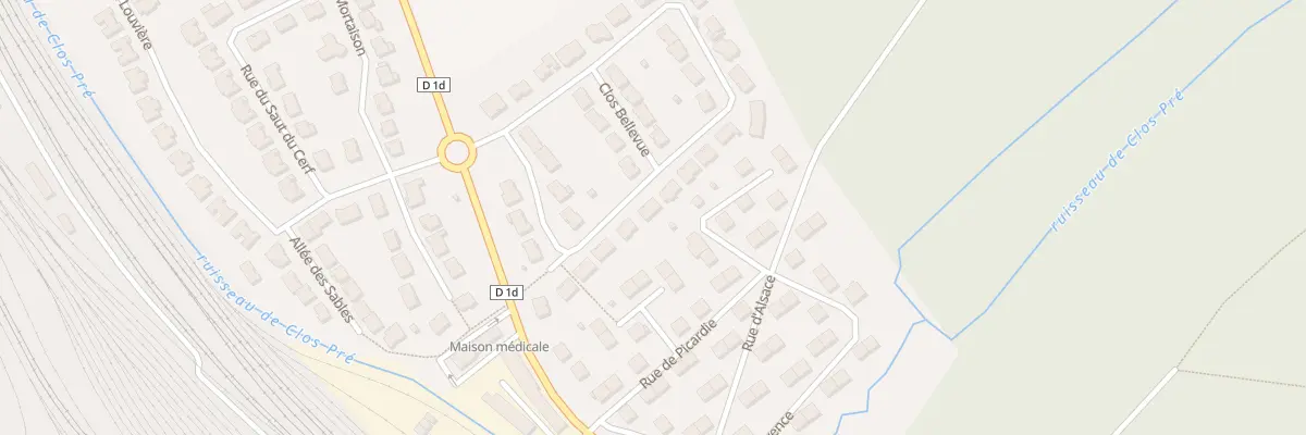 Plan du 9 Clos Bellevue à Damelevières