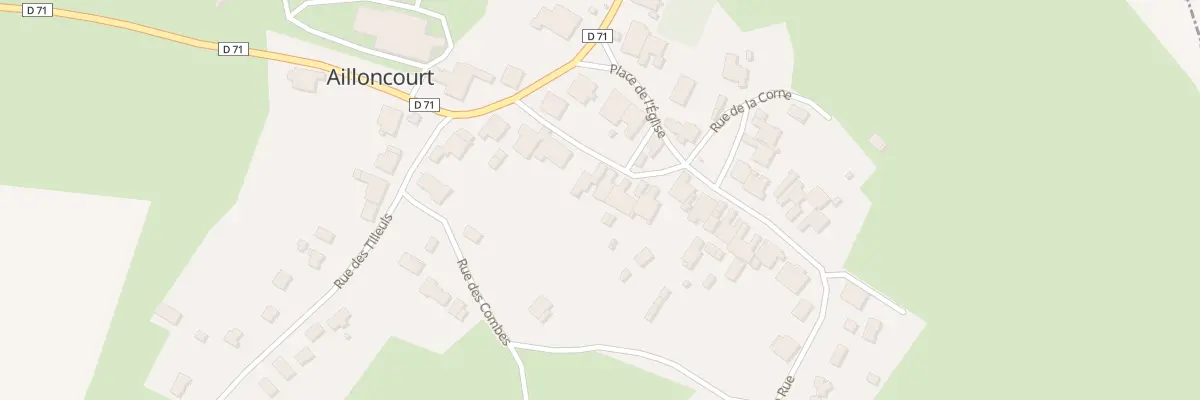 Plan du 41 Grande Rue à Ailloncourt