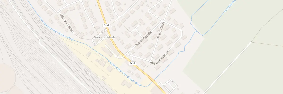 Plan du 4 Rue de Picardie à Damelevières