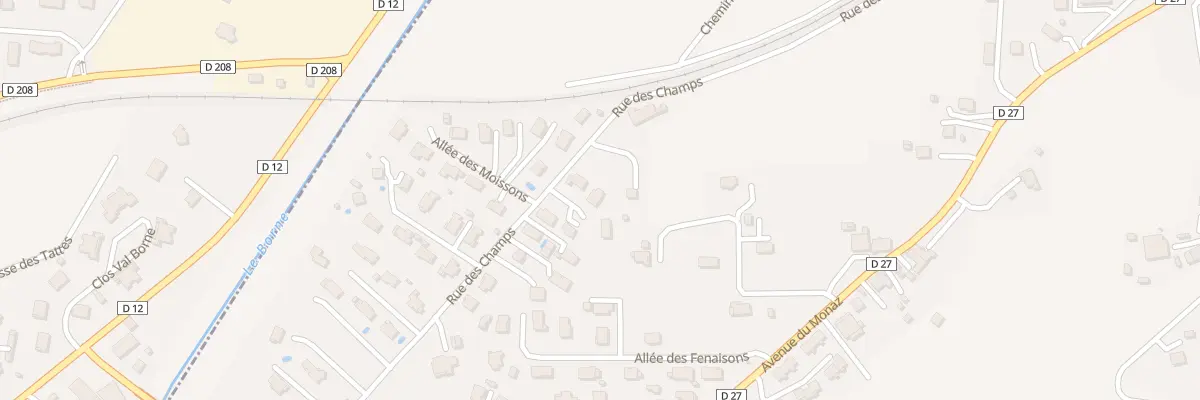 Plan du 639 Rue des champs à Bonneville