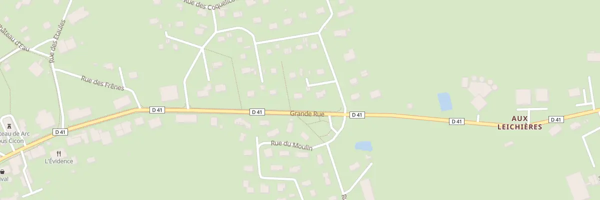 Plan du 4 Rue des Lilas à Arc-sous-Cicon