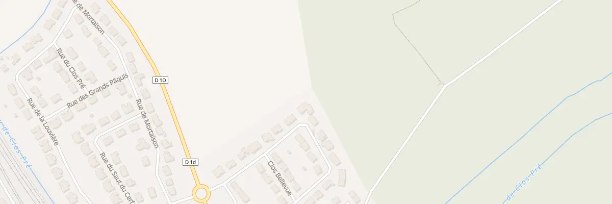 Plan du 26 Clos Bellevue à Damelevières