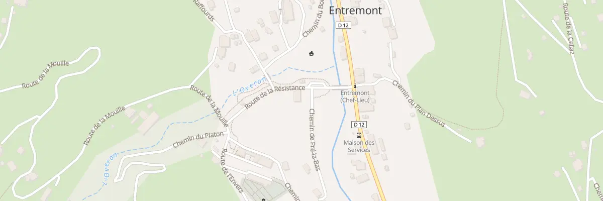 Plan du 87 Rte de la Résistance à Glières-Val-de-Borne