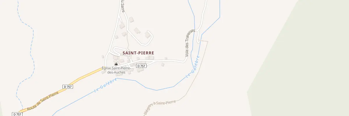 Plan du 7034B Saint Pierre à Beaujeu