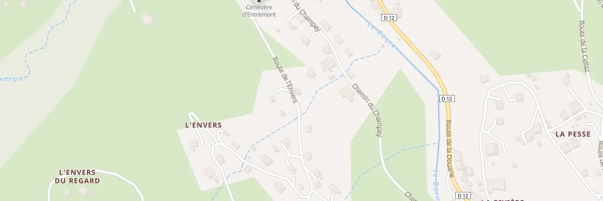 Plan du 227 Rte de l’Envers à Glières-Val-de-Borne