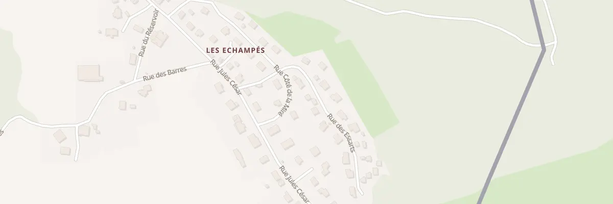 Plan du 6 Rue des Essarts à Jougne