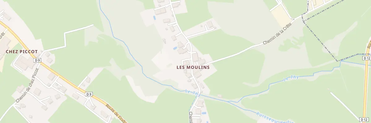 Plan du 195 Che des Moulins à Peillonnex