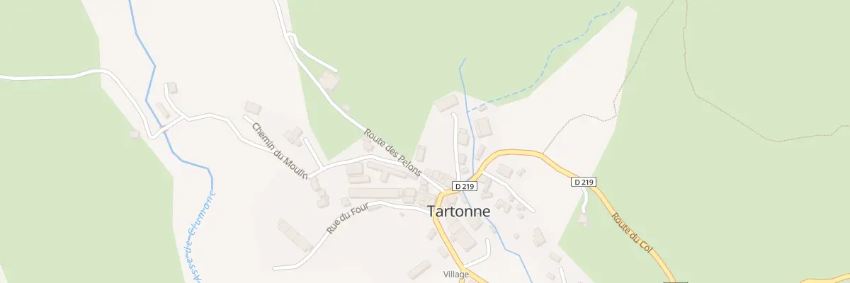 Plan du 5024 Plan de Chaude à Tartonne