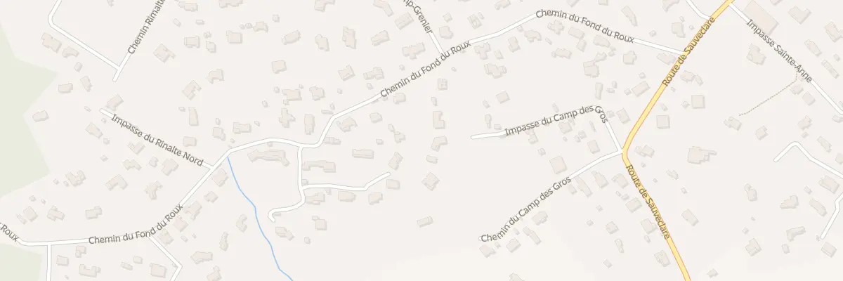 Plan du 339B Che Font du Roux à Flayosc