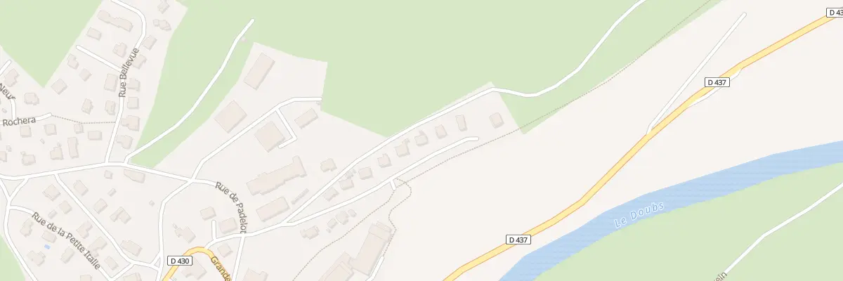 Plan du 11 Rue du Dovernier à Arçon