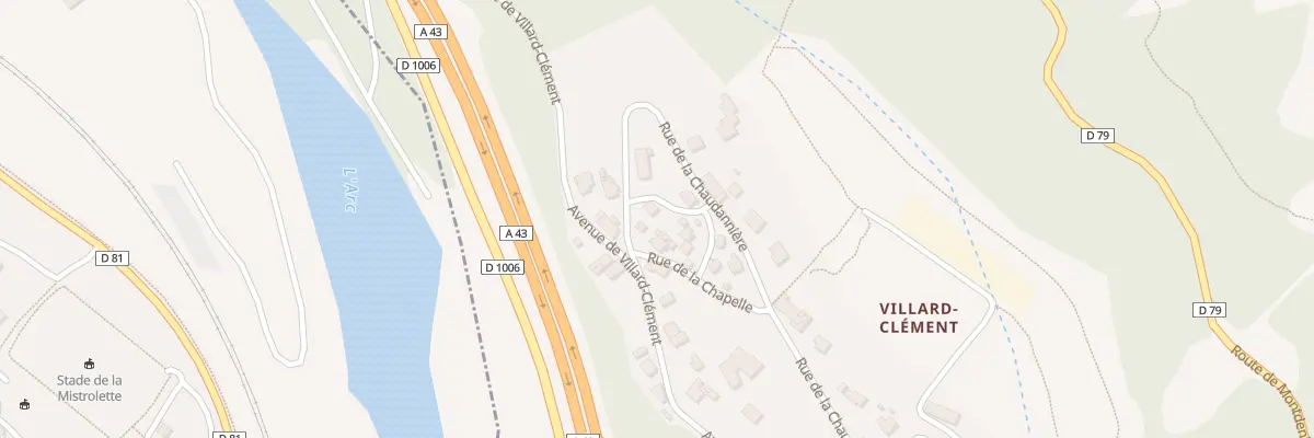 Plan du 43 Rue de la Rocaille à Saint-Julien-Mont-Denis