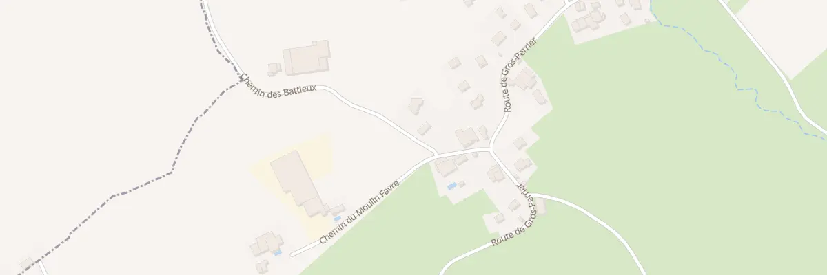 Plan du 96 Che des Battieux à Brenthonne