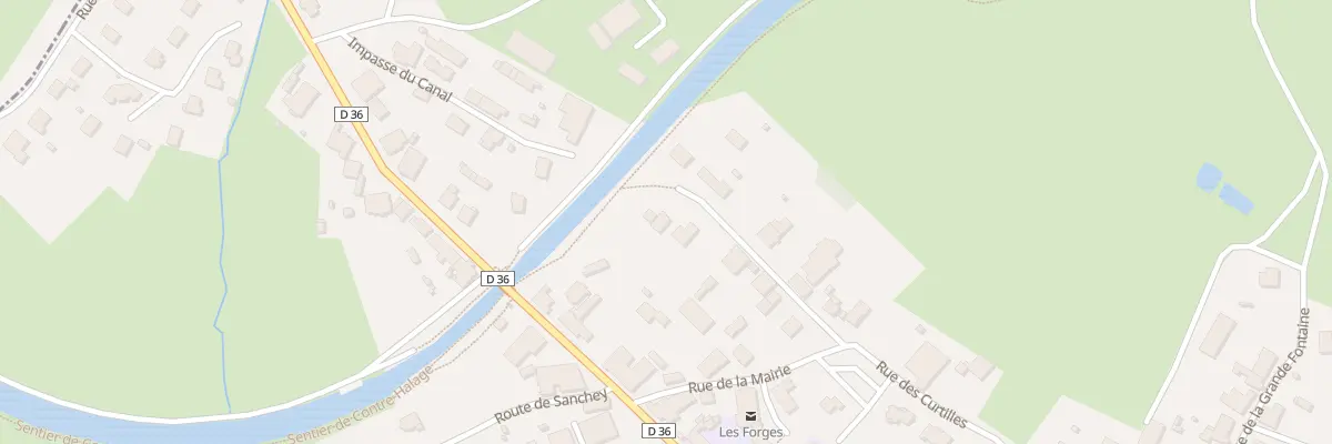 Plan du 2 Rue des Curtilles aux Forges