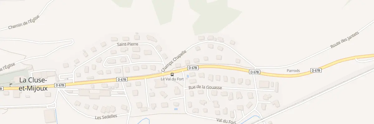 Plan du 39 Au Frambourg à La Cluse-et-Mijoux