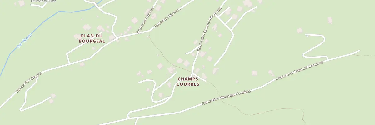 Plan du 246 Rte des Champs Courbes aux Villards-sur-Thônes