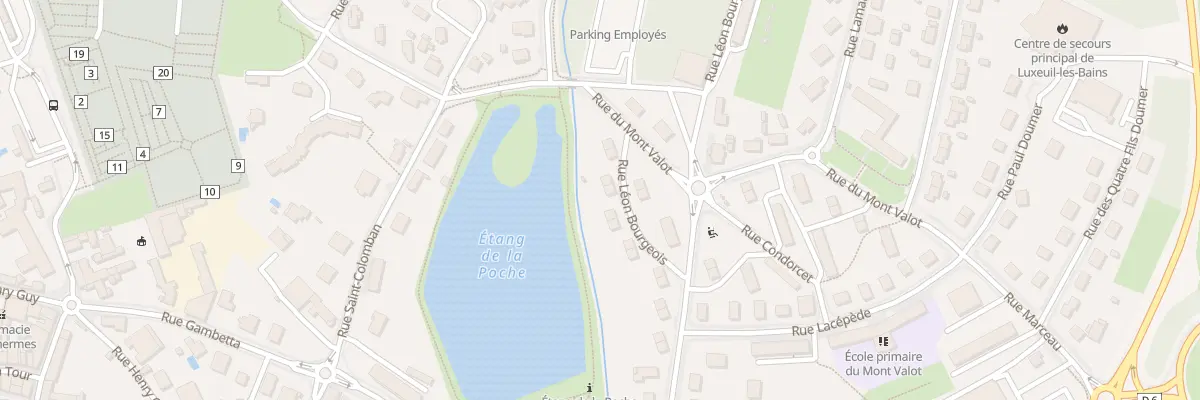 Plan du 48 Rue Leon Bourgeois à Luxeuil-les-Bains