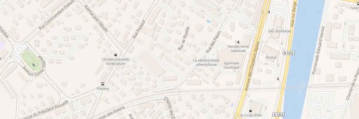 Plan du 20 Rue de Ripaille à Beaufort
