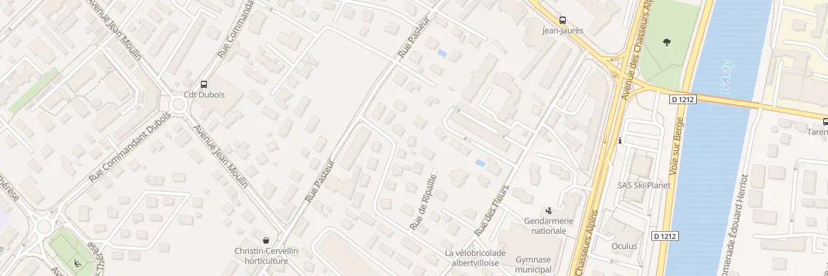 Plan du 3B Rue de Ripaille à Albertville