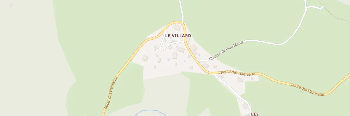 Plan du 5037 Le Villard à Marthod