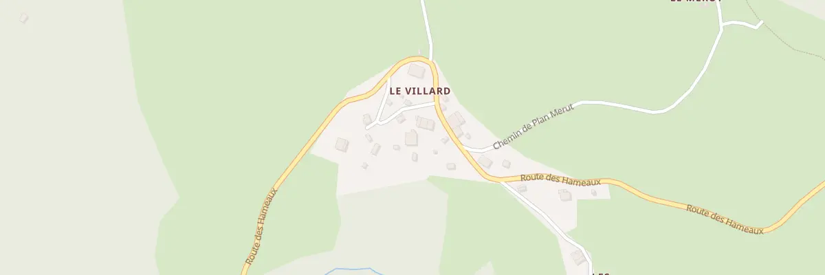 Plan du 5036 Le Villard à Marthod