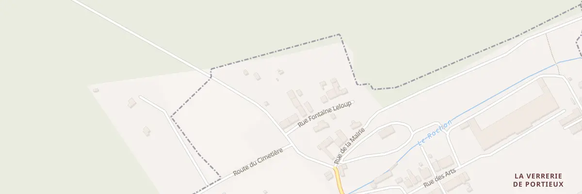 Plan du 7 Rue Fontaine Leloup à Portieux