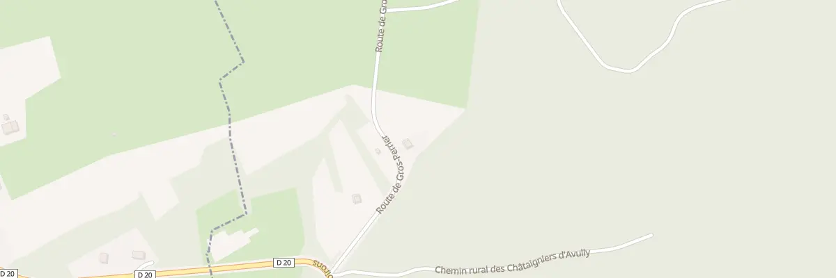 Plan du 1305 Rte de Gros-Perrier à Brenthonne