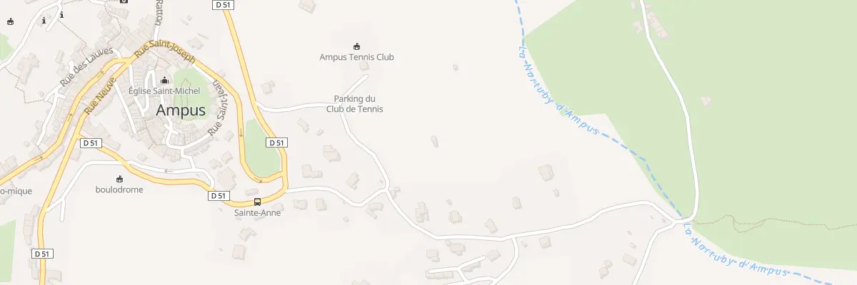 Plan du 5455 Les Pres Neufs à Ampus