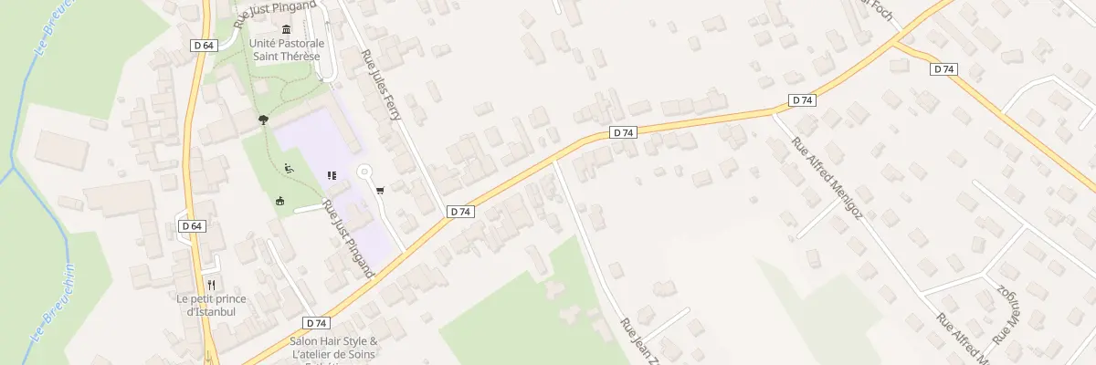 Plan du 59 Av Georges Clémenceau à Saint-Sauveur