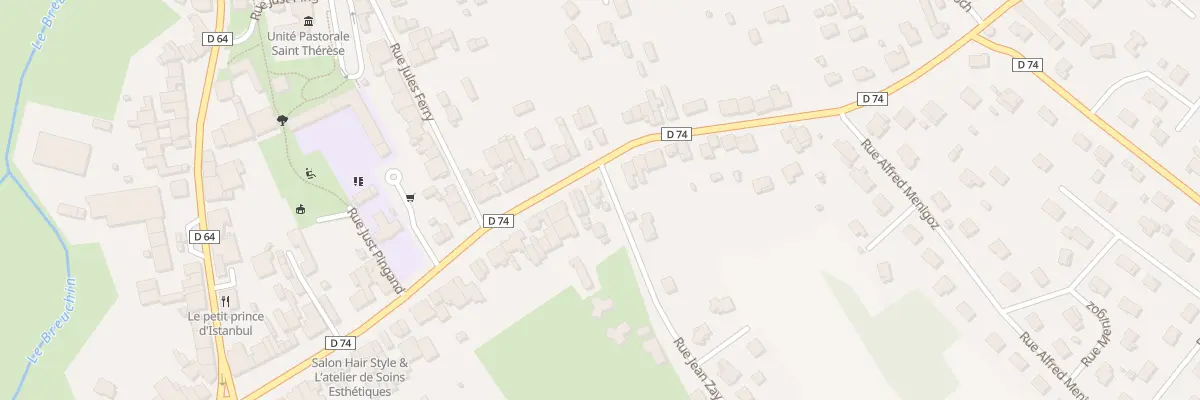 Plan du 59B Av Georges Clémenceau à Saint-Sauveur