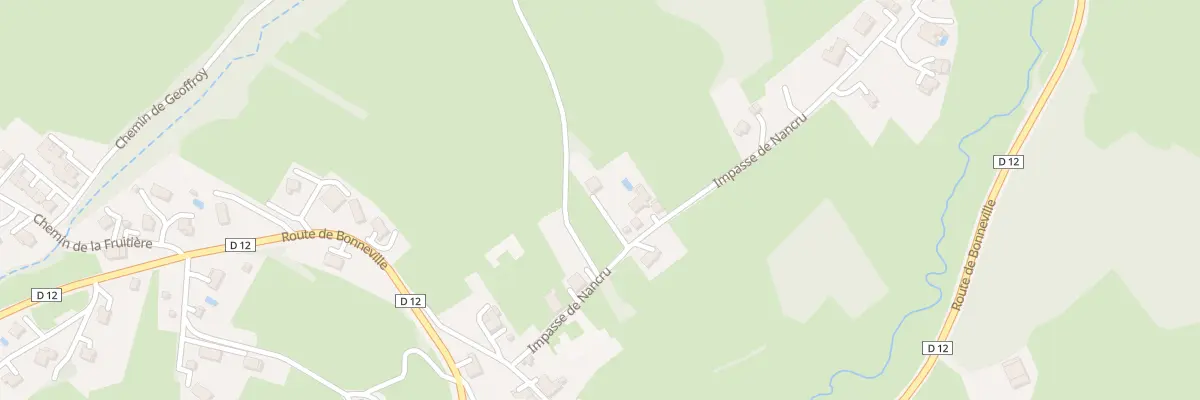 Plan du 121 Imp de Nancru à Peillonnex