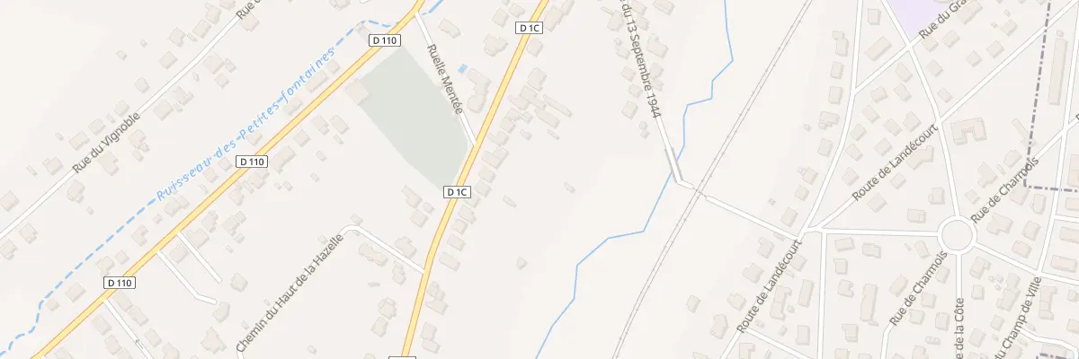 Plan du 19 Rte de Charmois à Damelevières