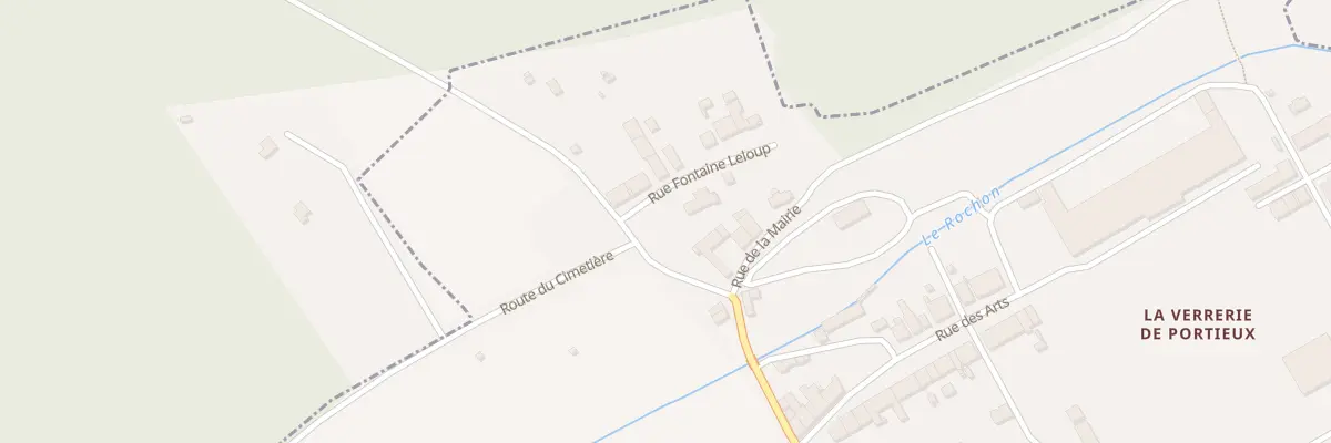 Plan du 2 Rue Fontaine Leloup à Portieux