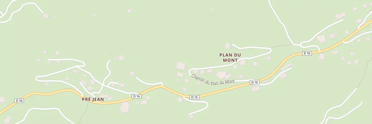 Plan de Plan du Mont à Manigod