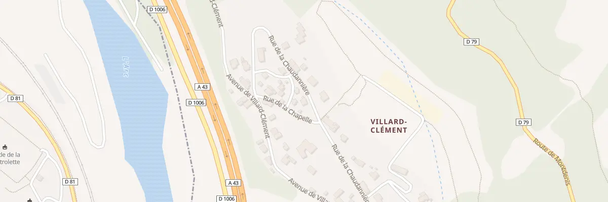 Plan du 261 Rue de la Chaudannière à Saint-Julien-Mont-Denis