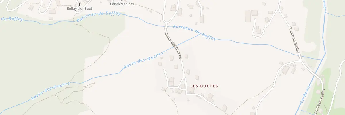 Plan du 90 Rte des Ouches à Glières-Val-de-Borne