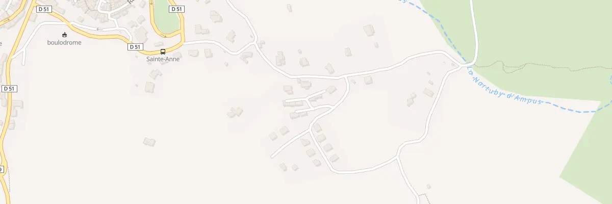 Plan du 1 Les Cantalus à Ampus